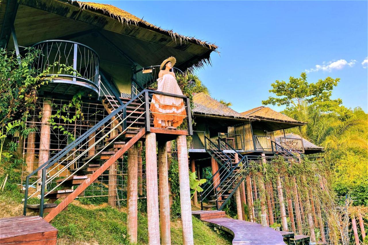 מלון Khao Sok National Park Khao Sok Boutique Camping - Exotic Cliff Camping מראה חיצוני תמונה