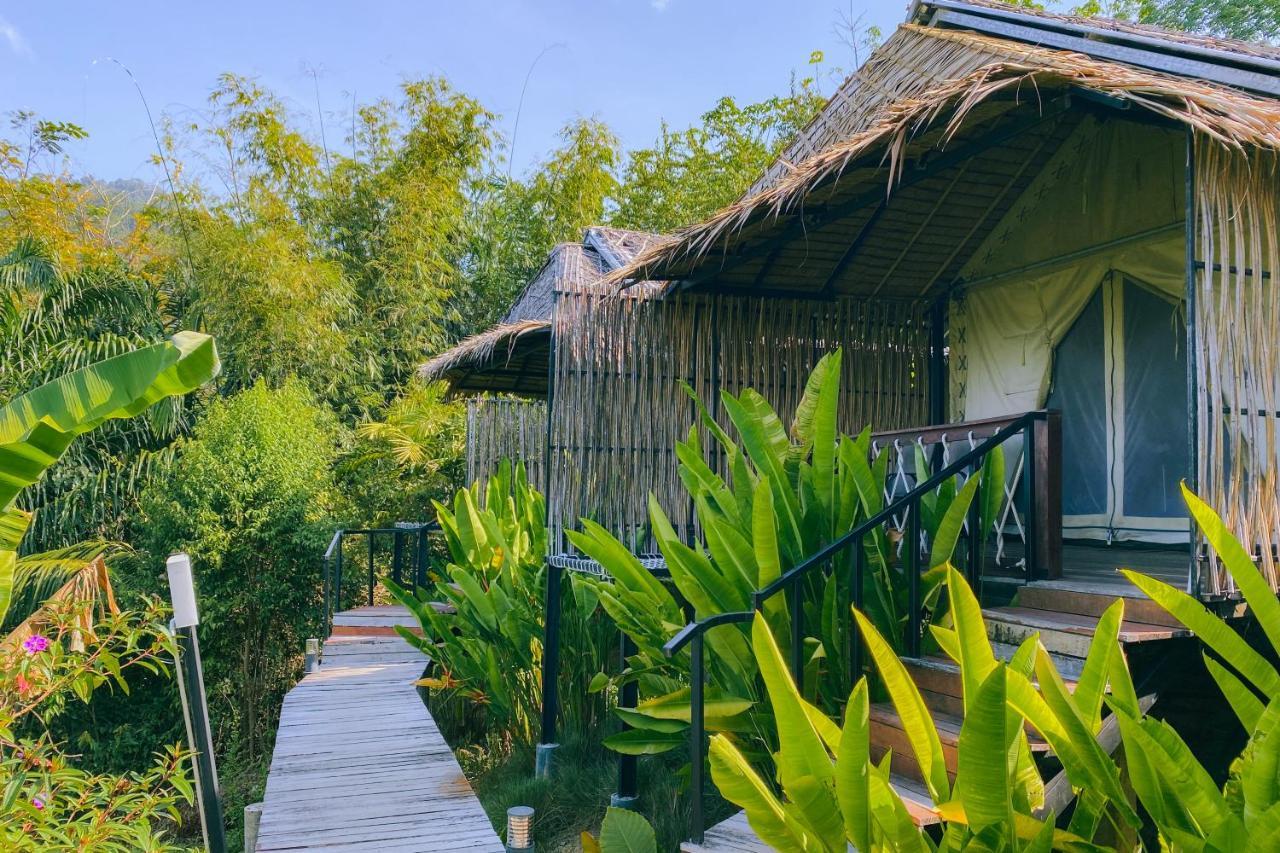 מלון Khao Sok National Park Khao Sok Boutique Camping - Exotic Cliff Camping מראה חיצוני תמונה