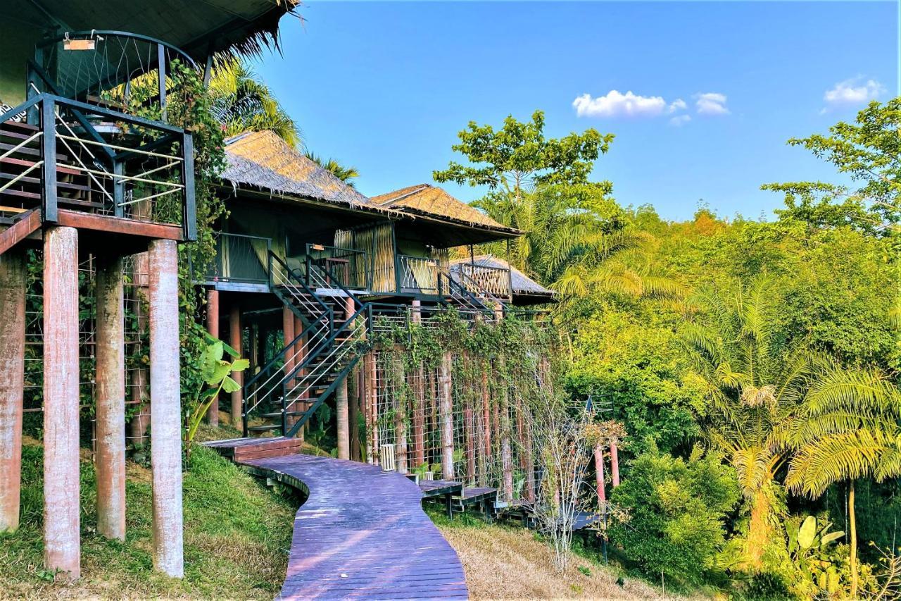 מלון Khao Sok National Park Khao Sok Boutique Camping - Exotic Cliff Camping מראה חיצוני תמונה