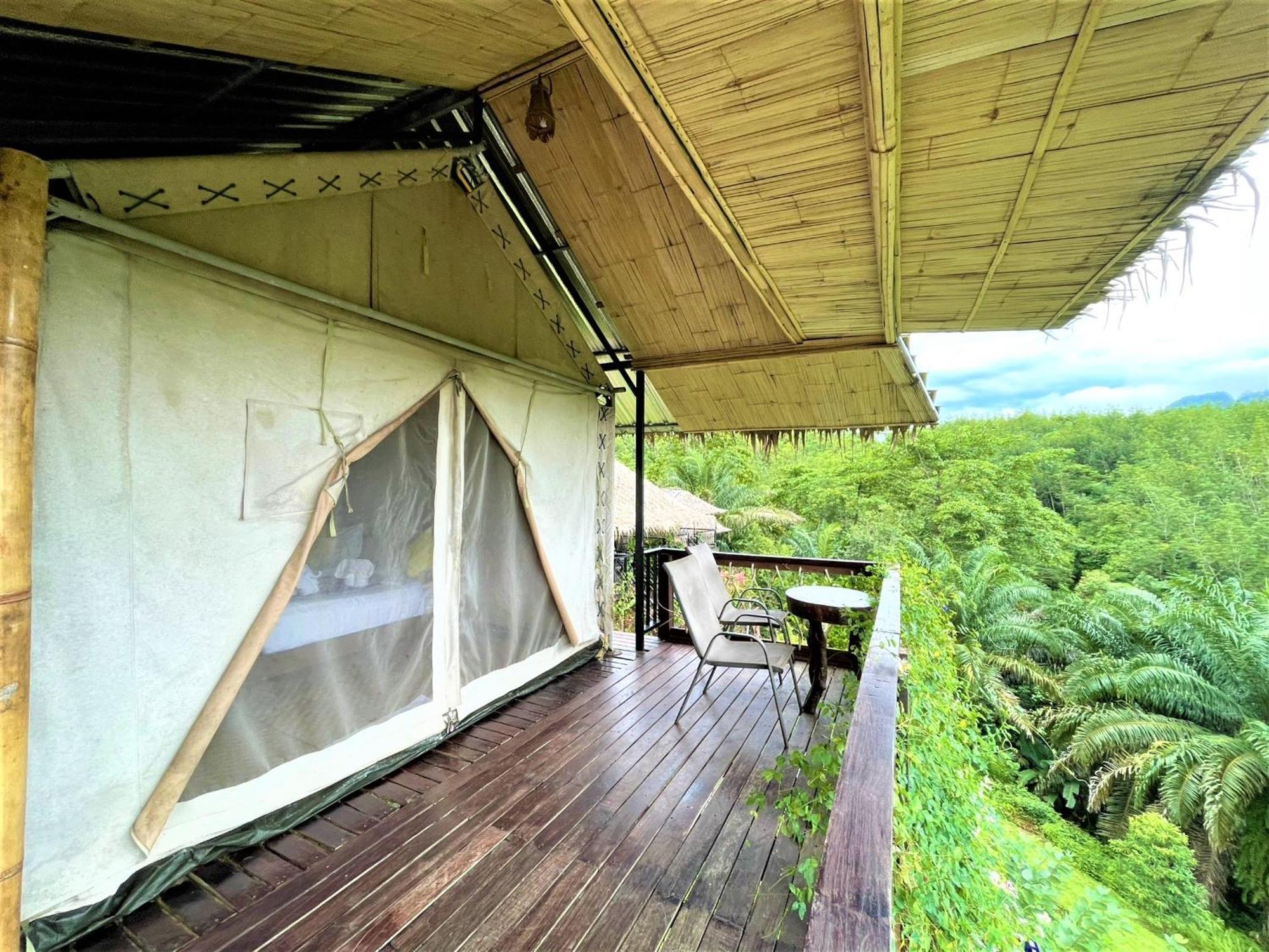 מלון Khao Sok National Park Khao Sok Boutique Camping - Exotic Cliff Camping מראה חיצוני תמונה